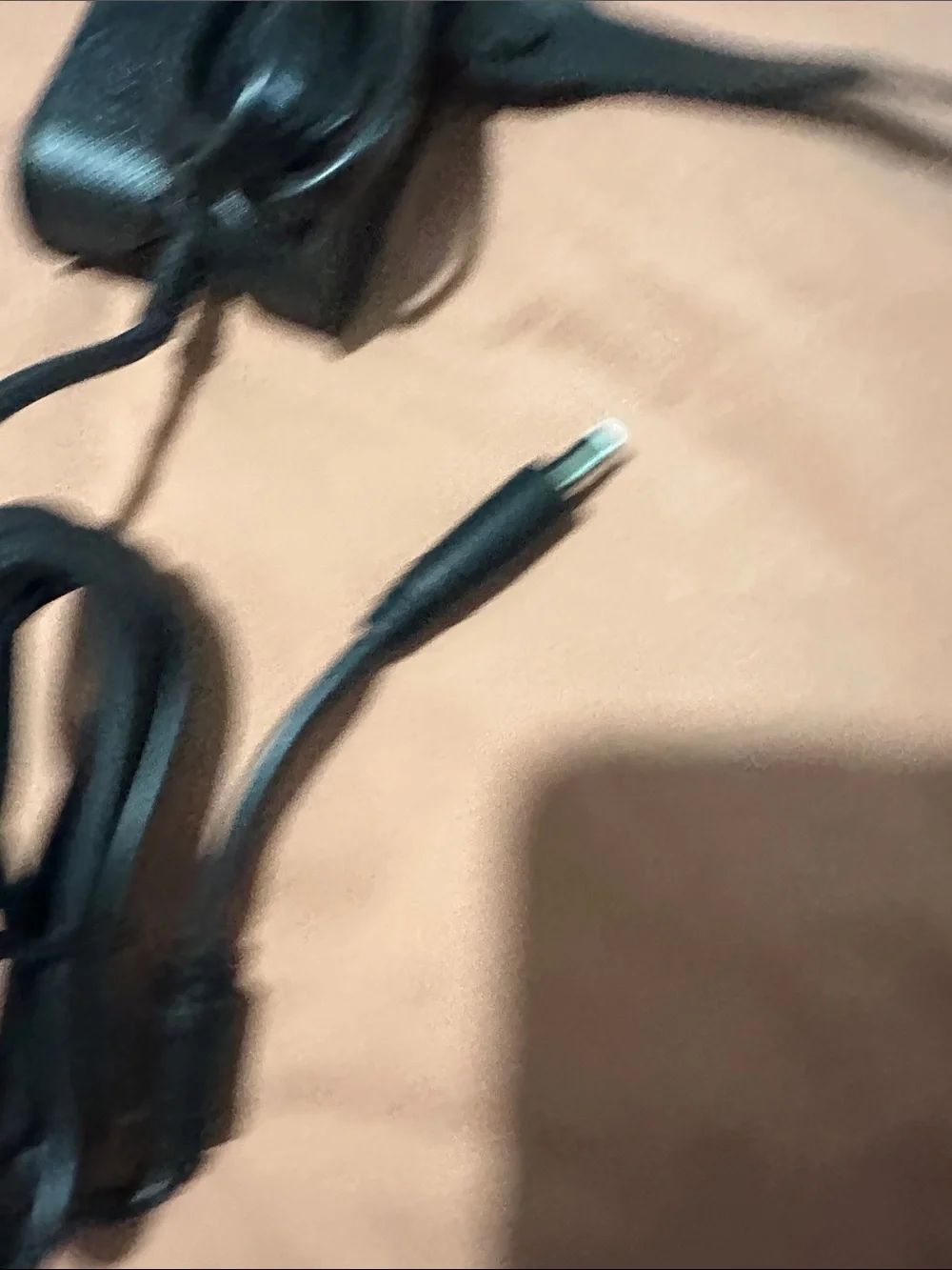 Dell Black Power Adapter with Barrel Connector - Slim Travel Version